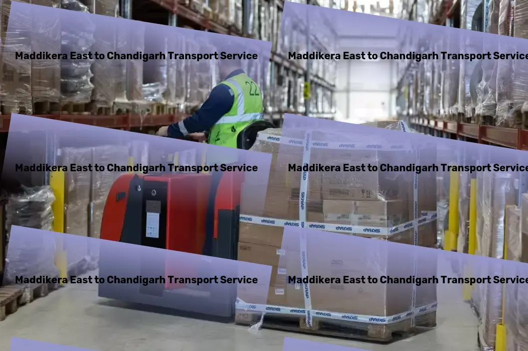 Maddikera East to Chandigarh Packers And Movers Advanced freight dispatch